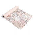 BLOGILATES VEGAN SUEDE YOGA MAT MYSTICAL MOMENT - FLORAL TPE PILATES MAT