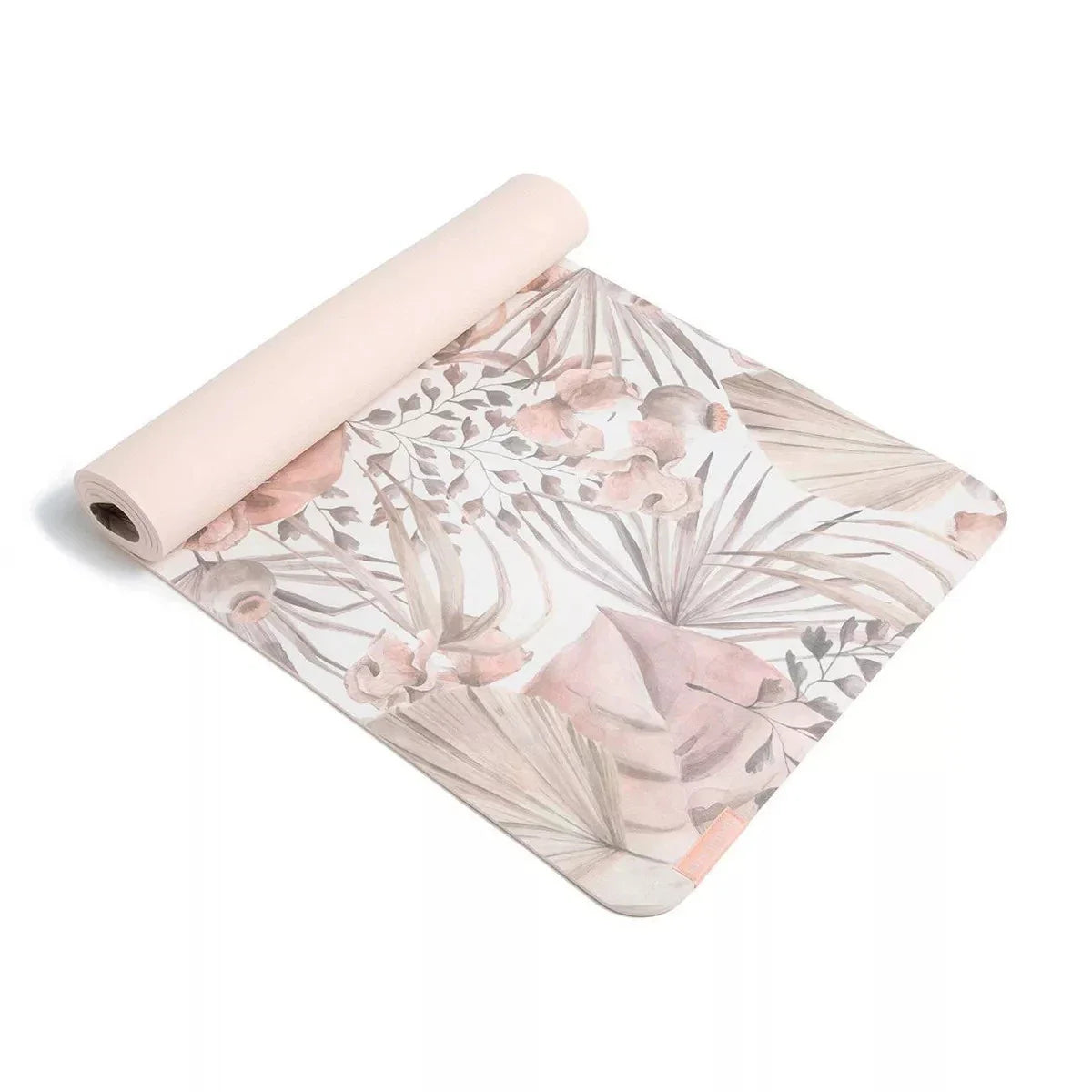BLOGILATES VEGAN SUEDE YOGA MAT MYSTICAL MOMENT - FLORAL TPE PILATES MAT