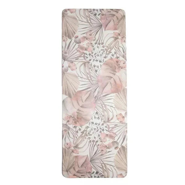BLOGILATES VEGAN SUEDE YOGA MAT MYSTICAL MOMENT - FLORAL TPE PILATES MAT