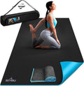 Large Yoga Mat 6' x 4' x 9mm Extra Thick Yoga Mat For Men And Women