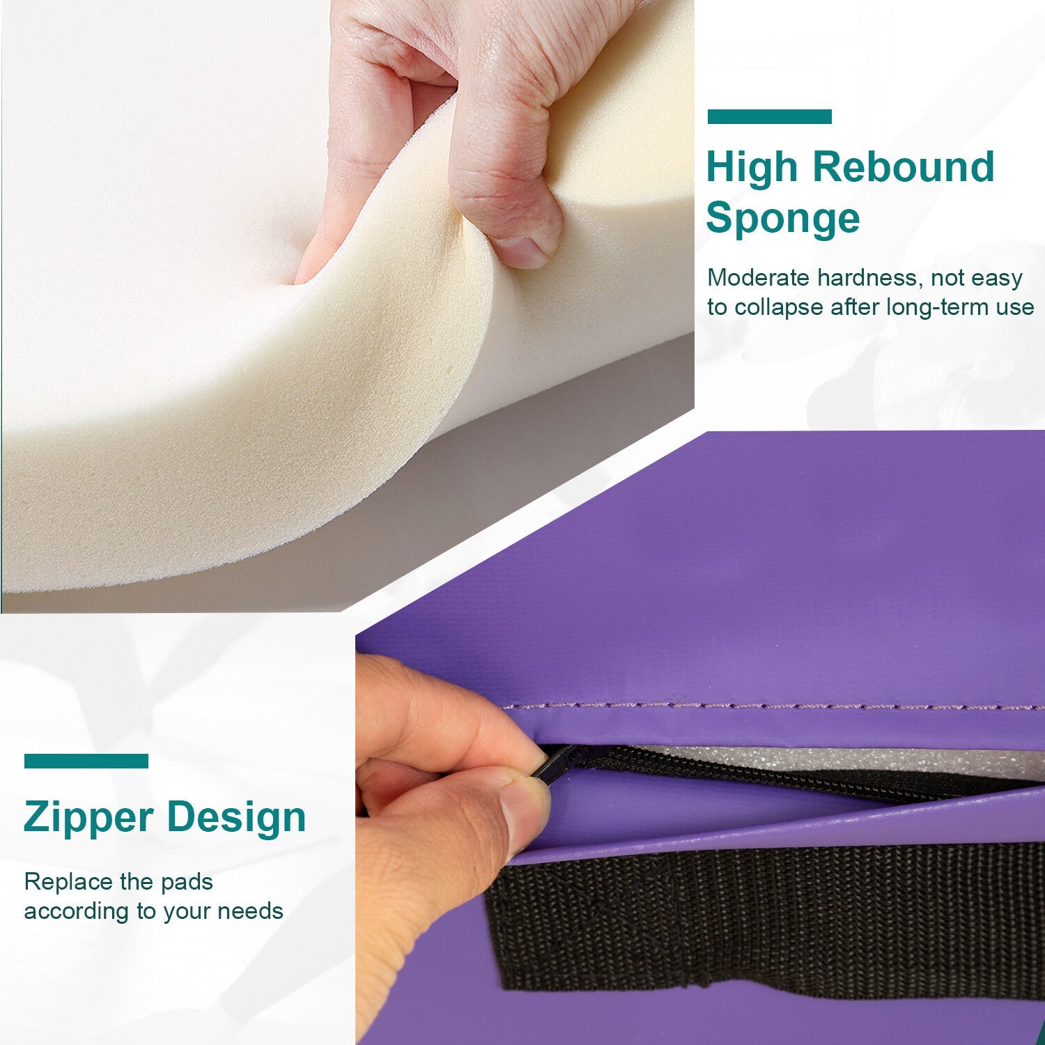 Gymnastics Mat Incline Tumbling Mats Folding Cheese Mat for Gymnastics, Exercise